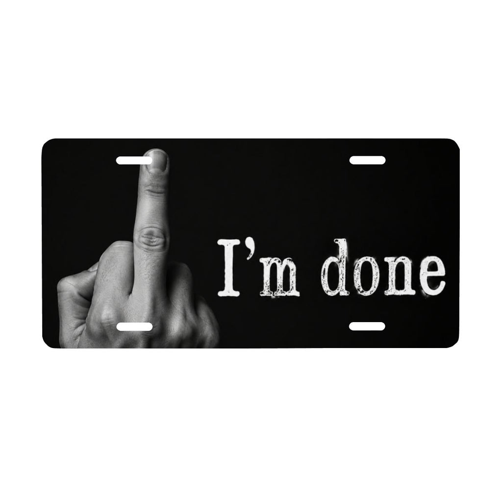 Aluminum License Plate
