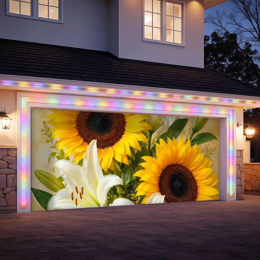 Garage Door Banner Backdrop