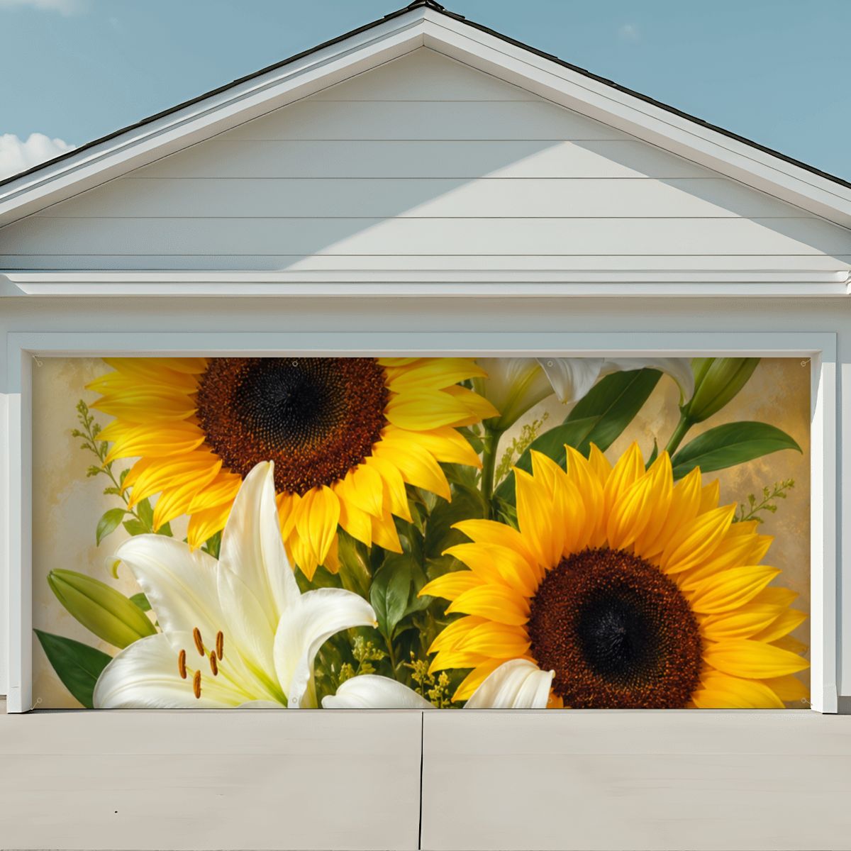 Garage Door Banner Backdrop