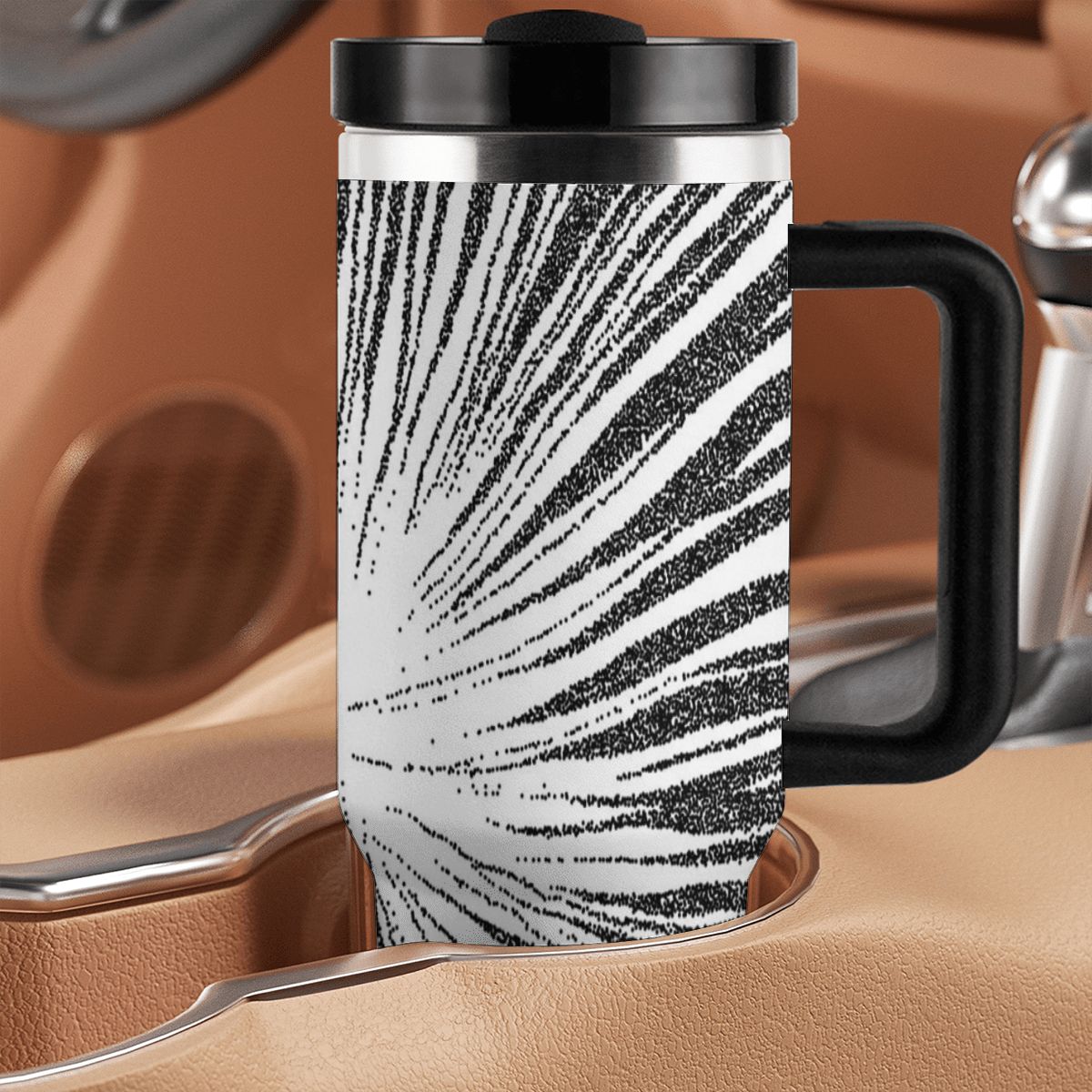 40oz Tumbler with Handle and Straw (Made in USA)