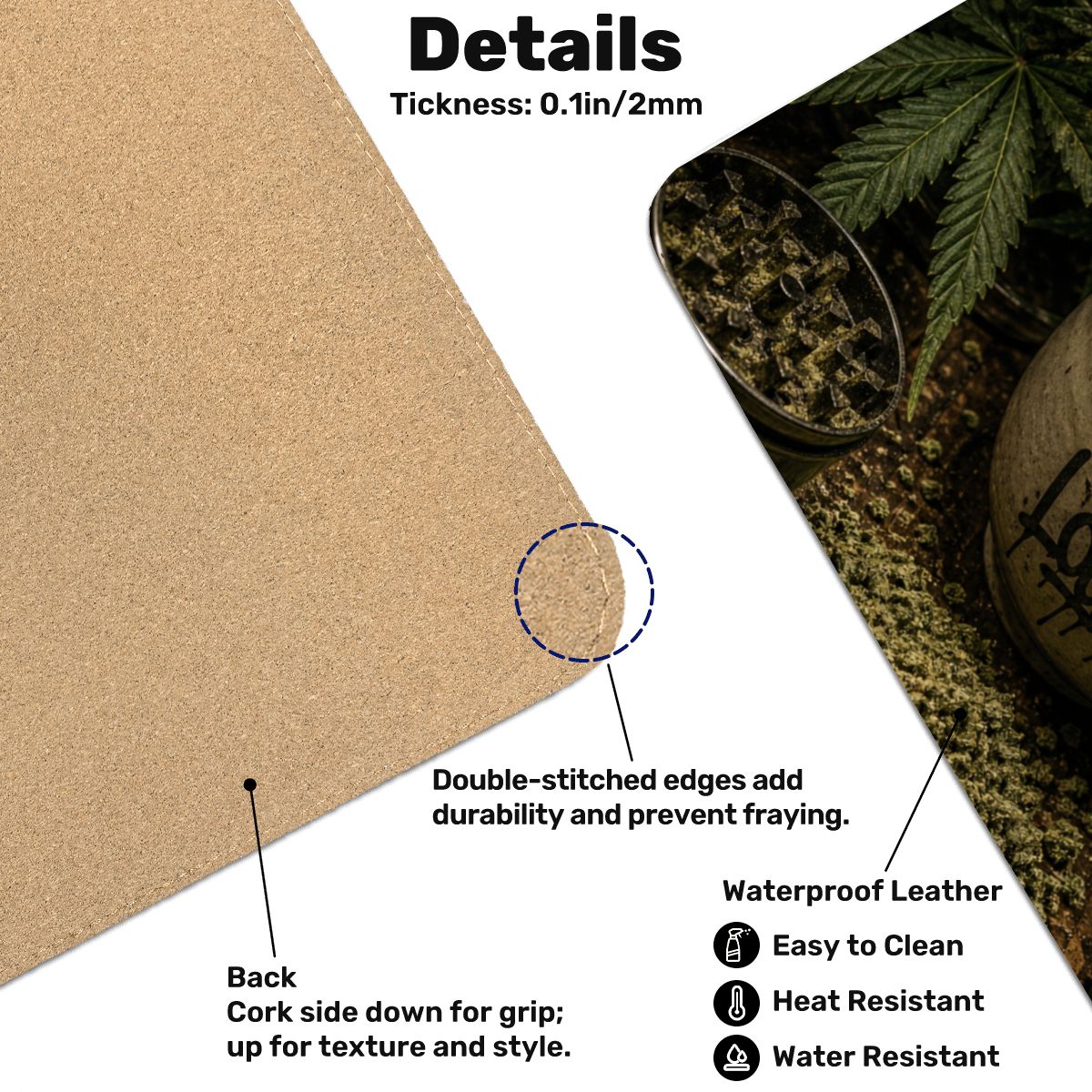 PVC Leather Mouse Pad