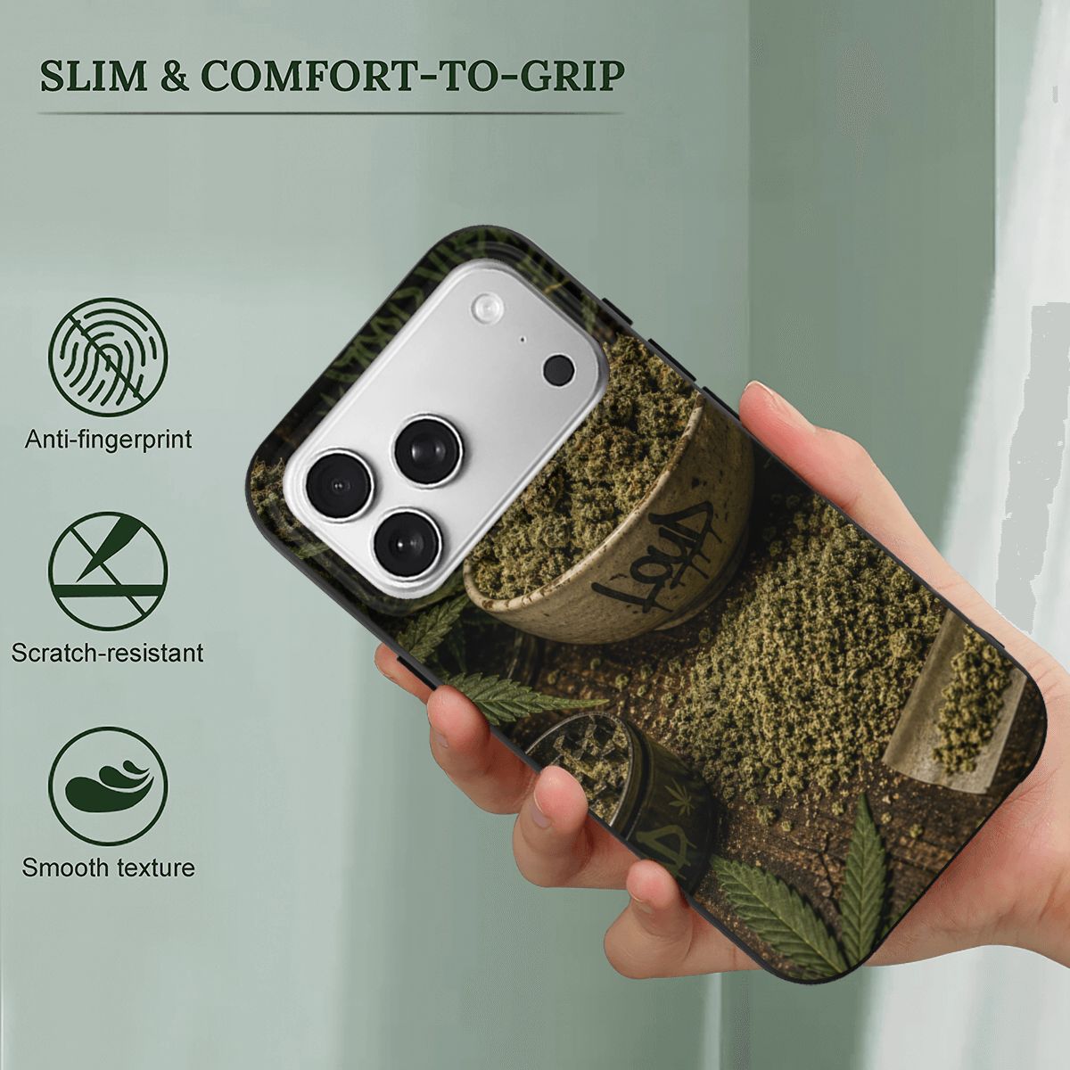 iPhone 17 Pro TPU Black Phone Case