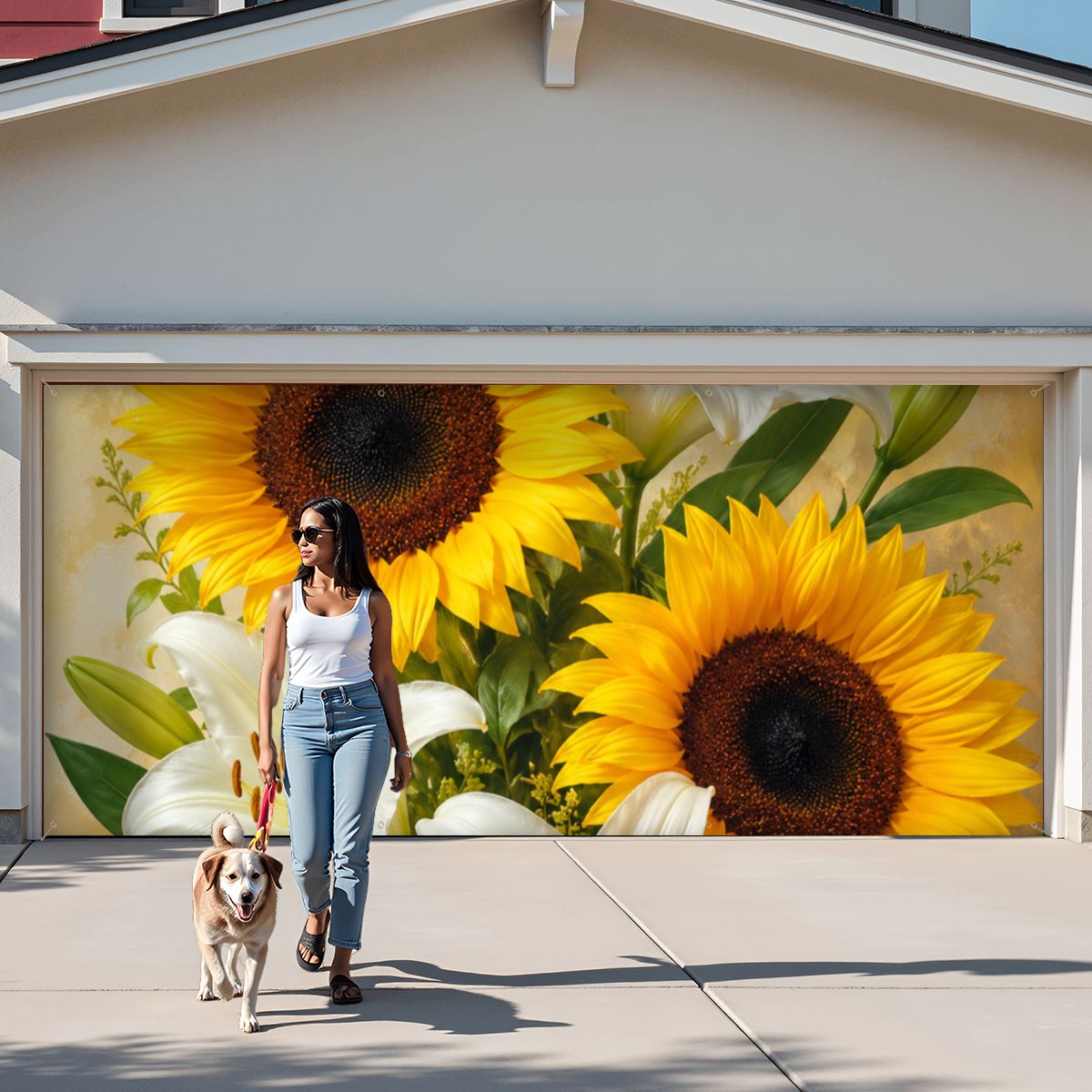 Garage Door Banner Backdrop