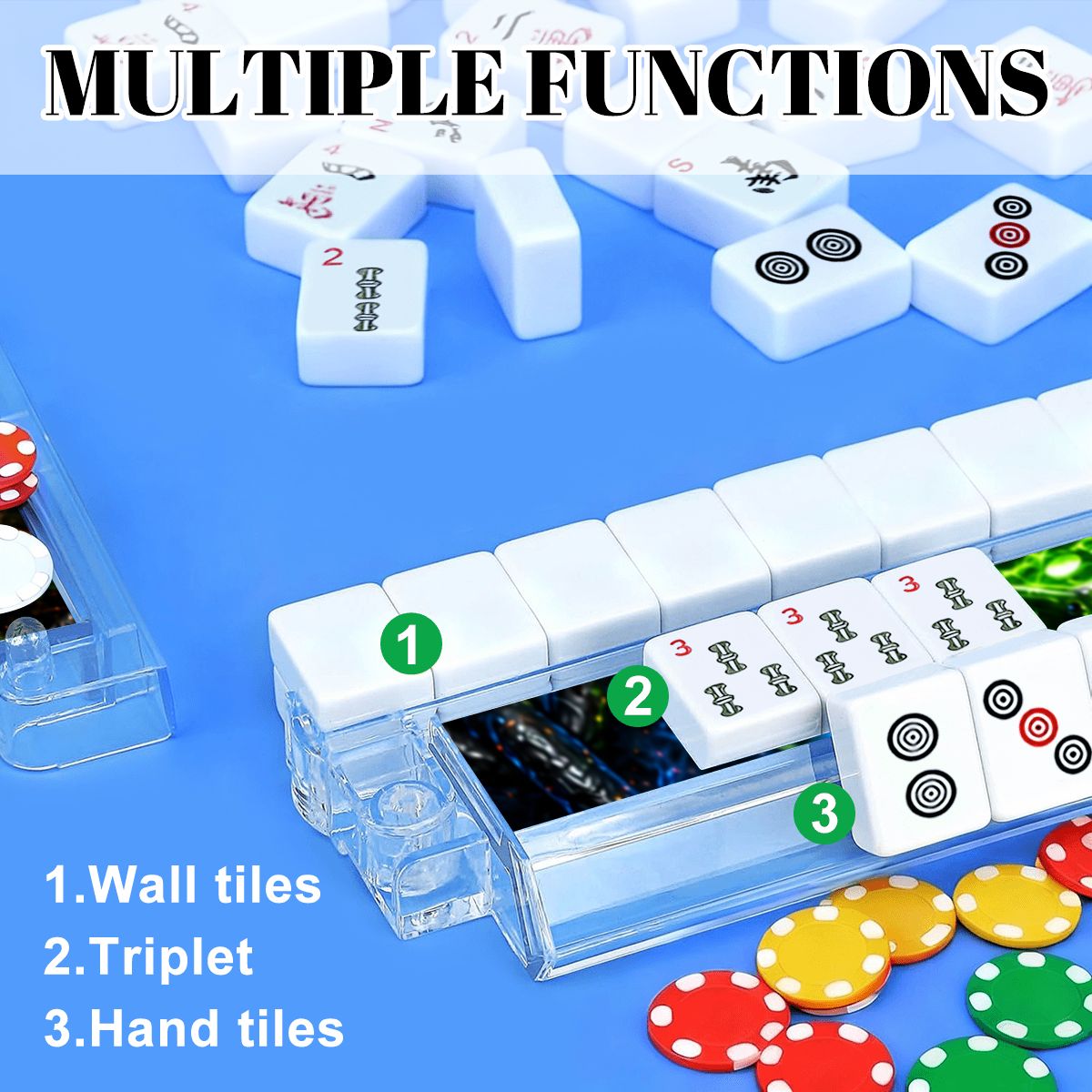 4 Artistic Mahjong Tile Pusher Racks