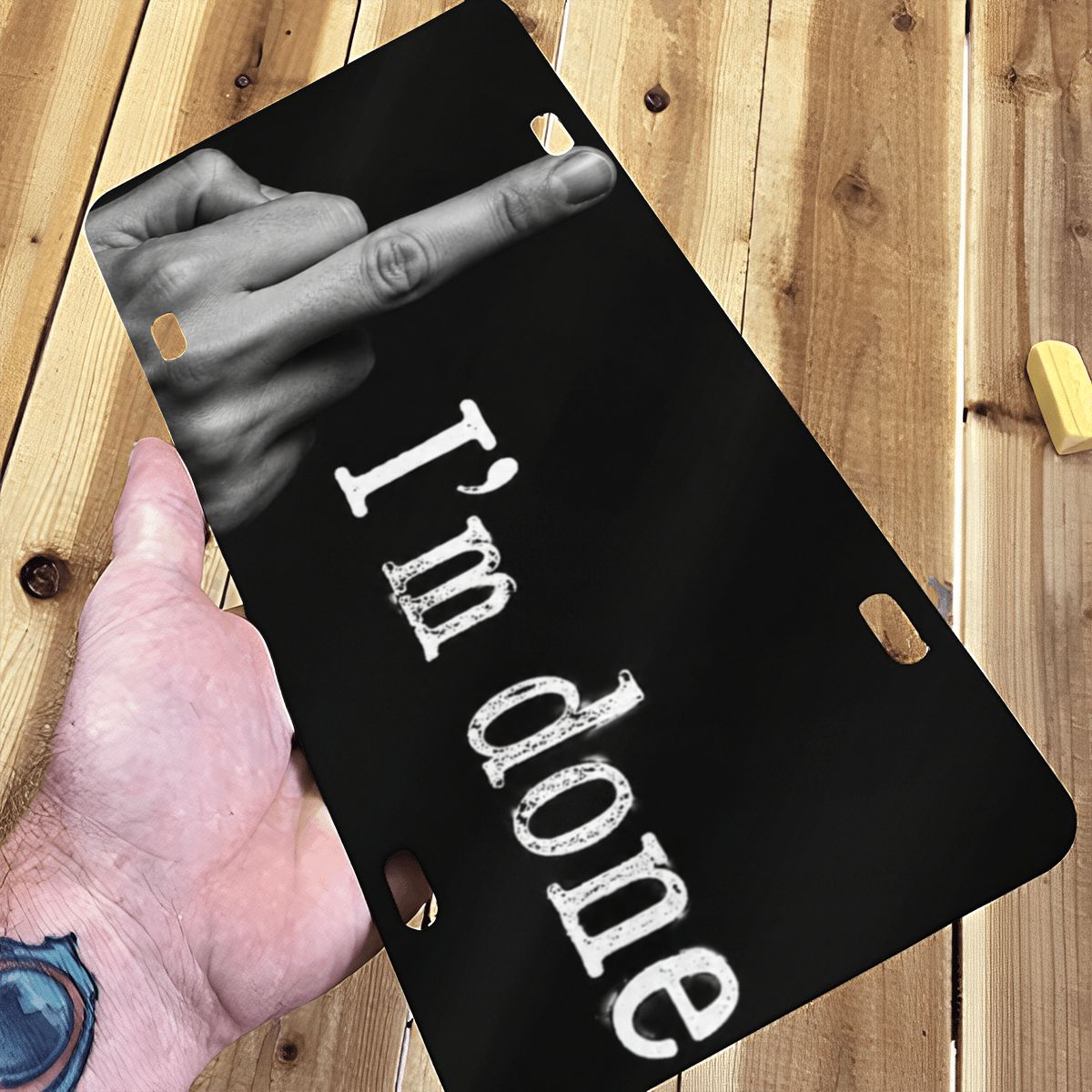 Aluminum License Plate