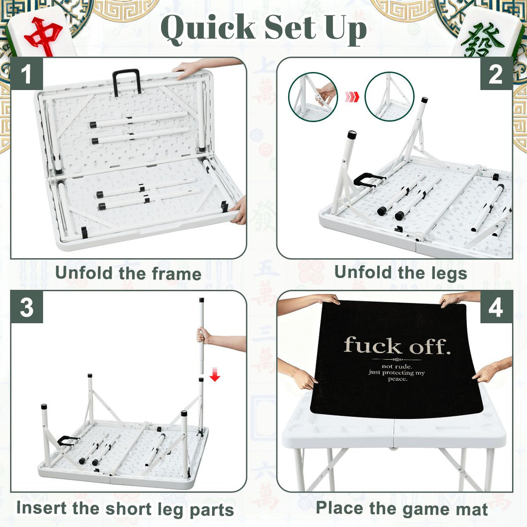 Foldable Mahjong Table