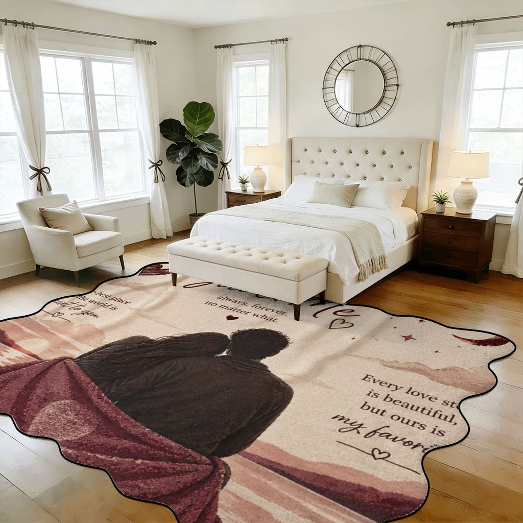 Scalloped Area Rug 168"x118"