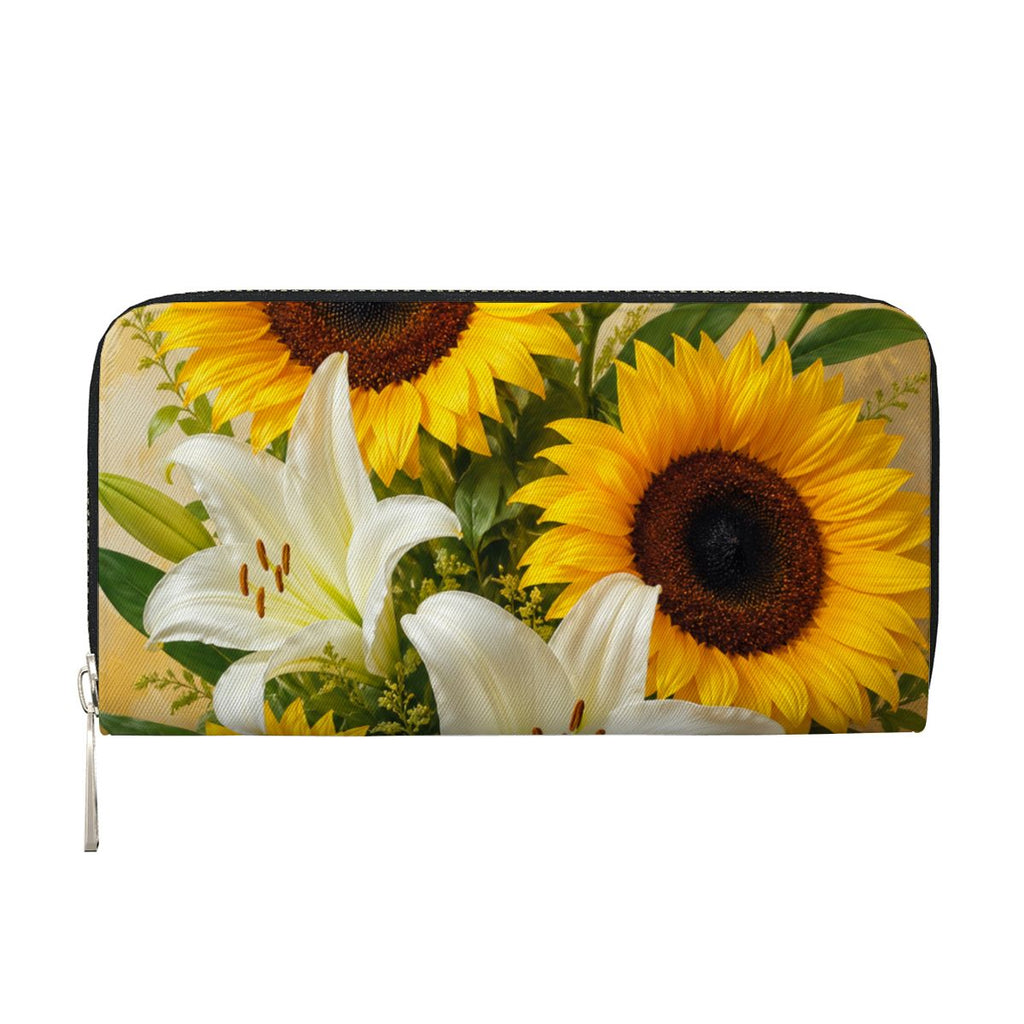 Long Leather Clutch Wallet