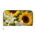 Long Leather Clutch Wallet