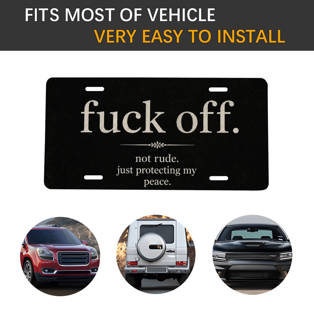 Aluminum License Plate