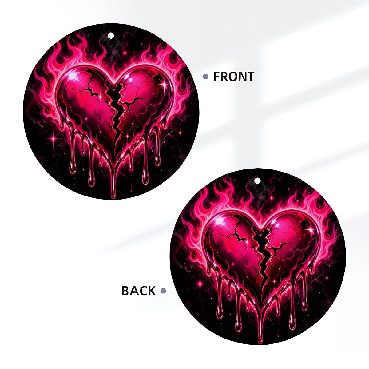 Round Car Air Freshener Card (1pc)