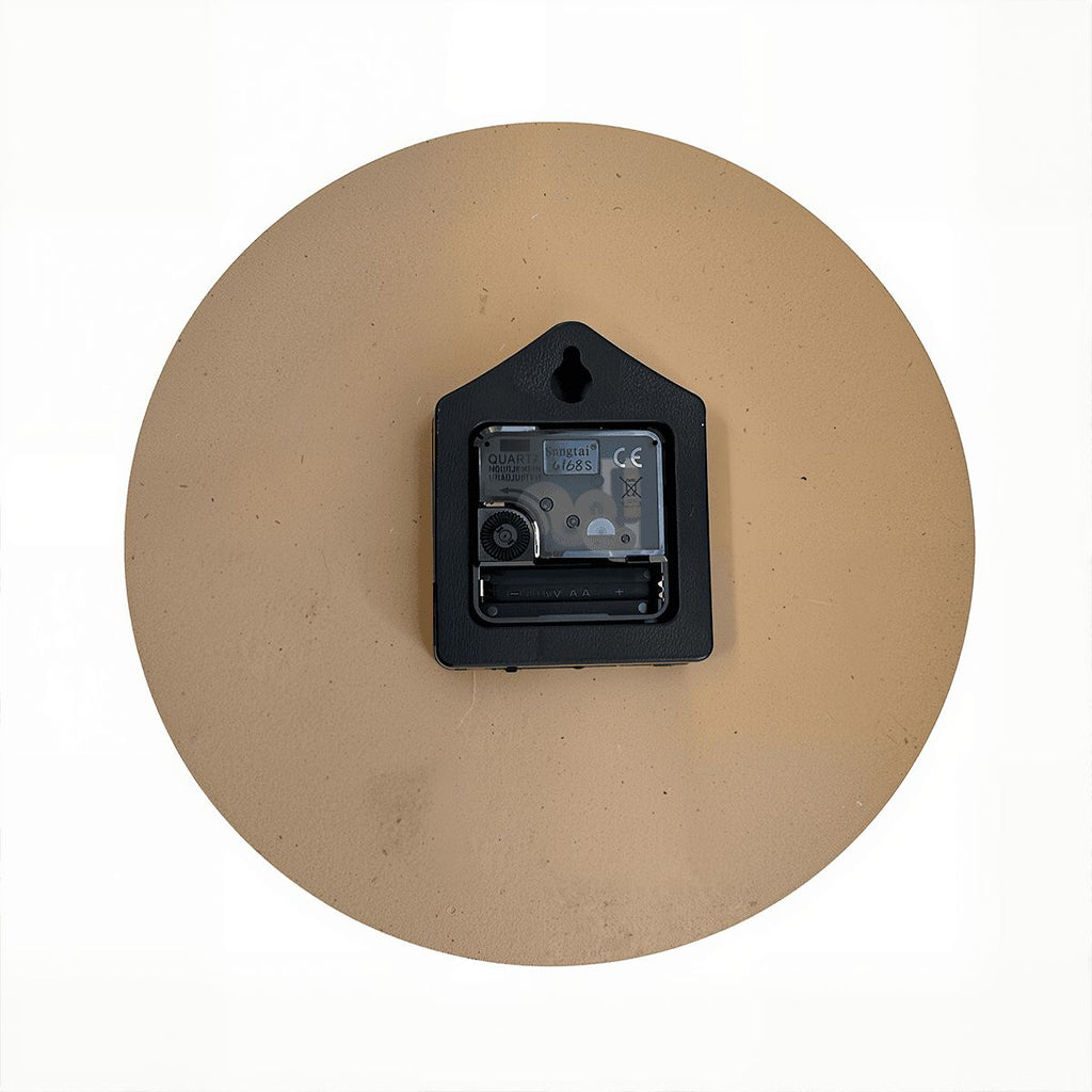 Wooden Round Wall Clock 9.8"x9.8" (Made in USA)