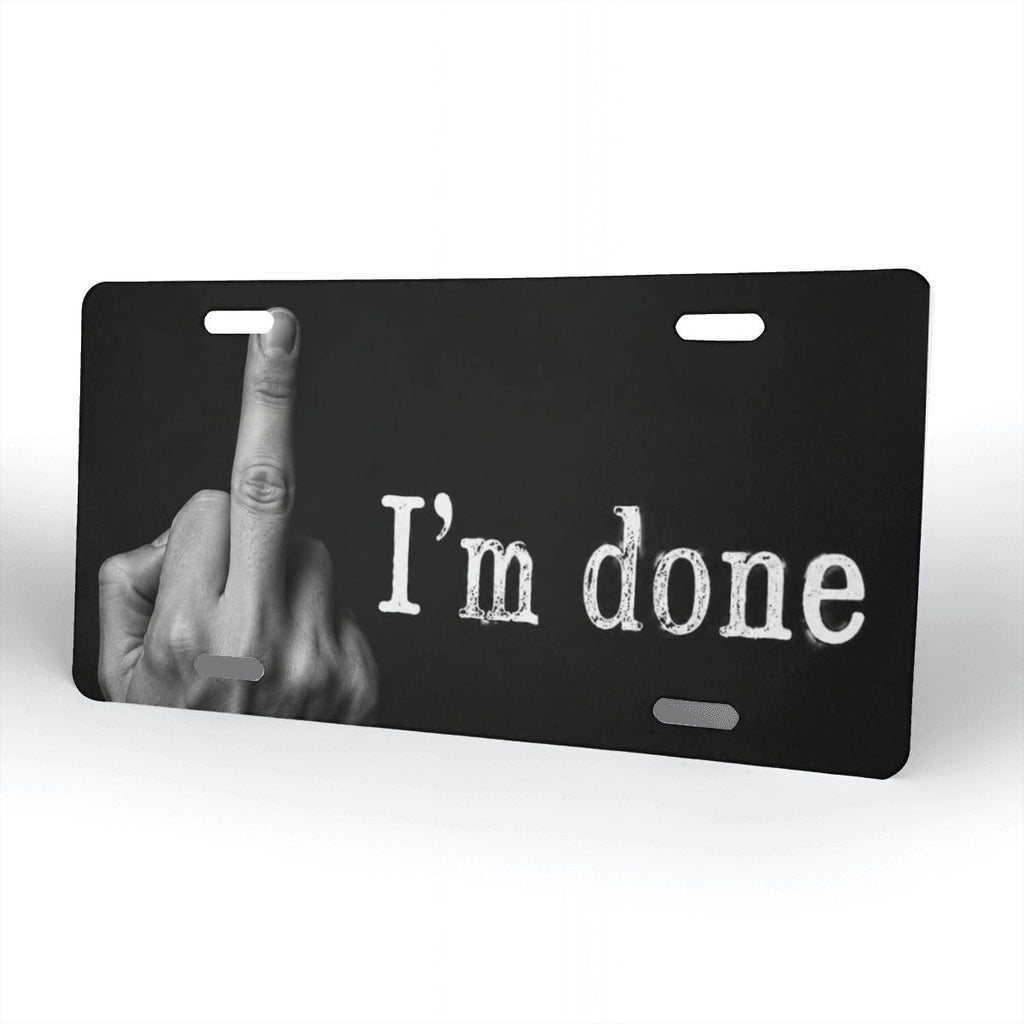 Aluminum License Plate