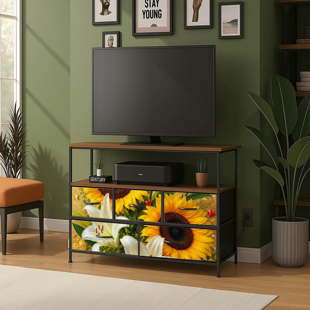5-Drawer TV Stand Dresser