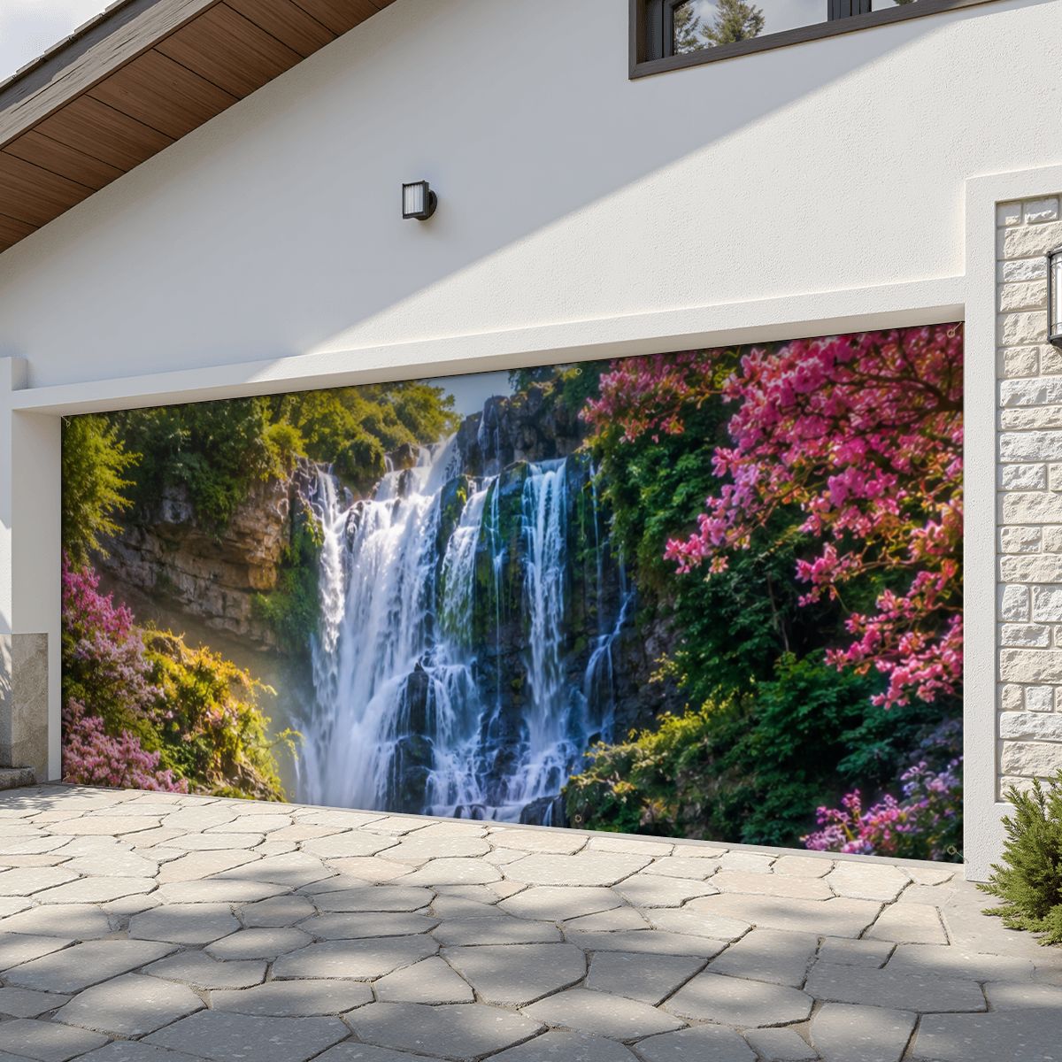 Garage Door Banner Backdrop