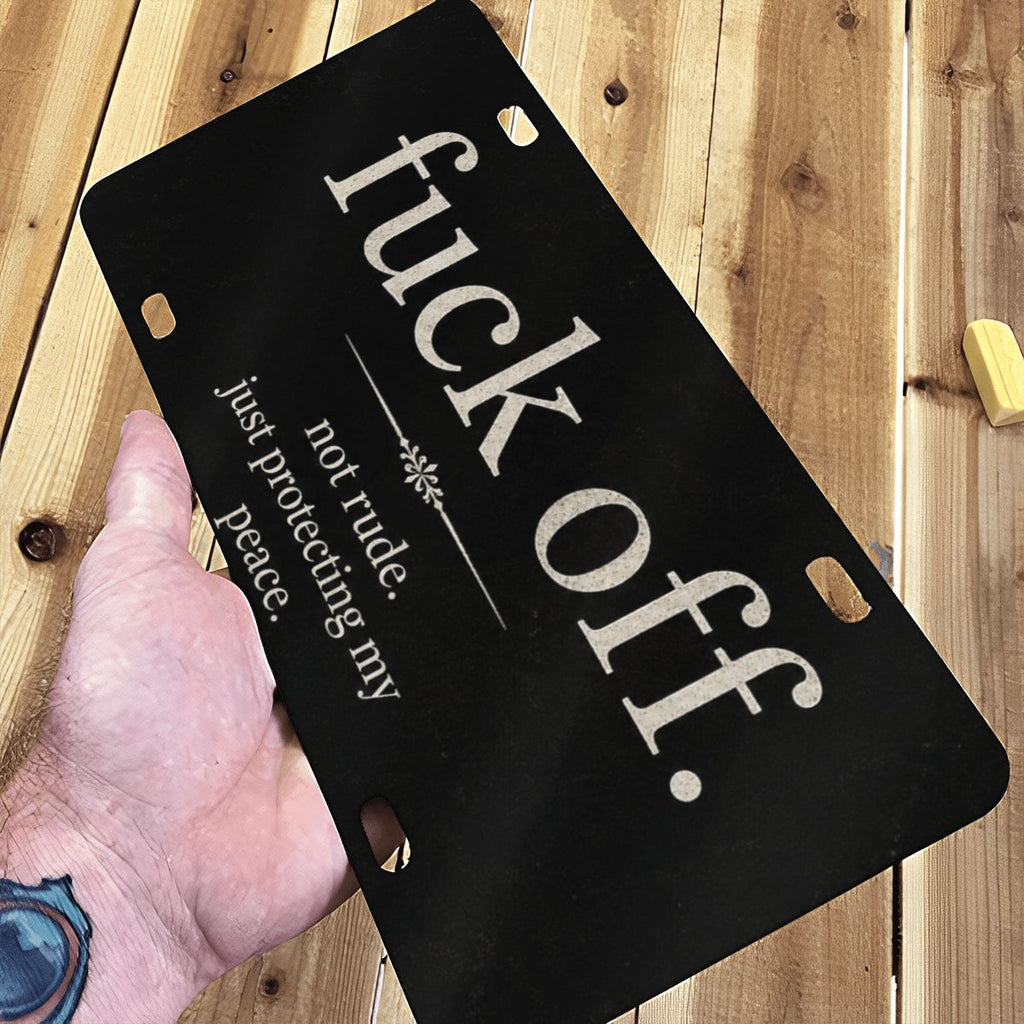 Aluminum License Plate