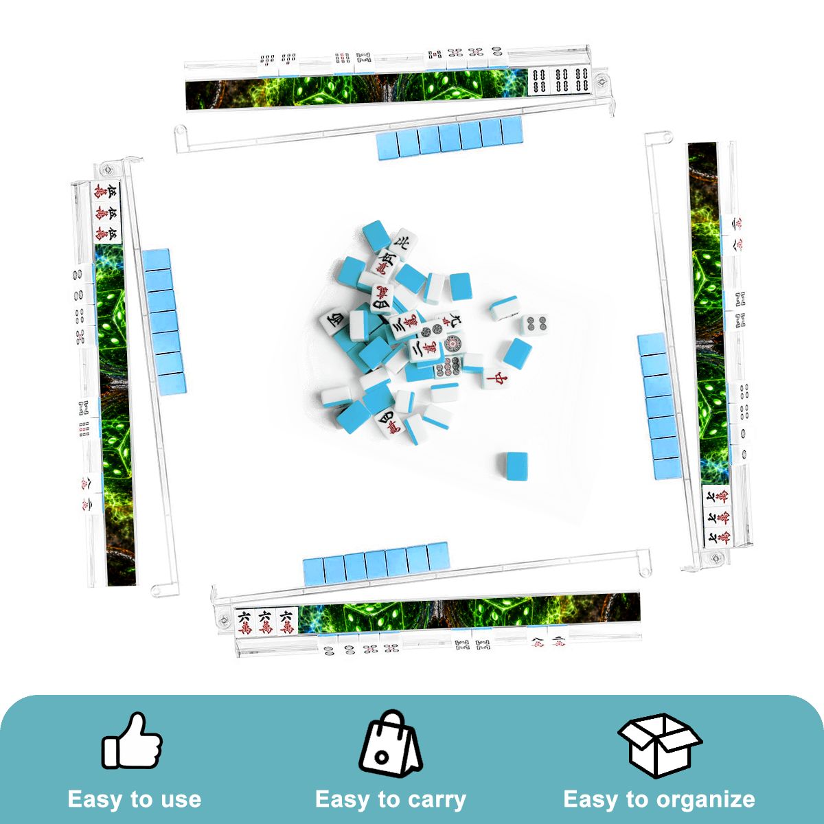 4 Artistic Mahjong Tile Pusher Racks