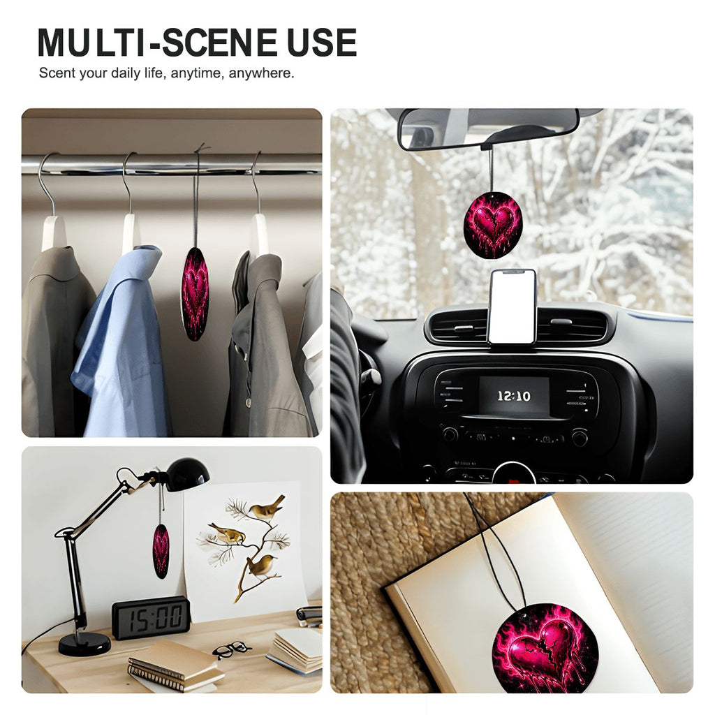 Round Car Air Freshener Card (1pc)
