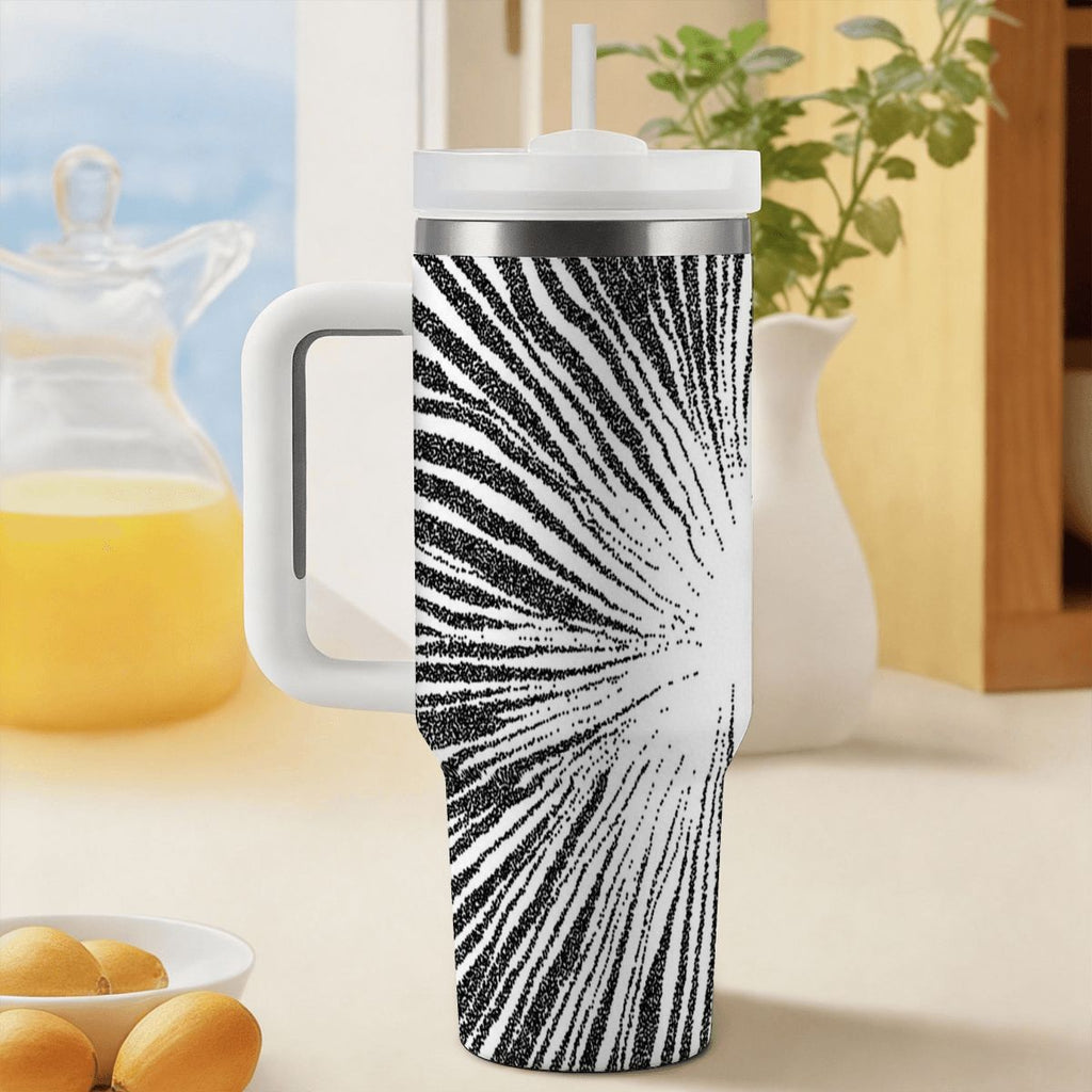40oz Tumbler with Handle and Straw (Made in USA)