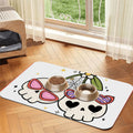 PU Leather Dog Food Mat