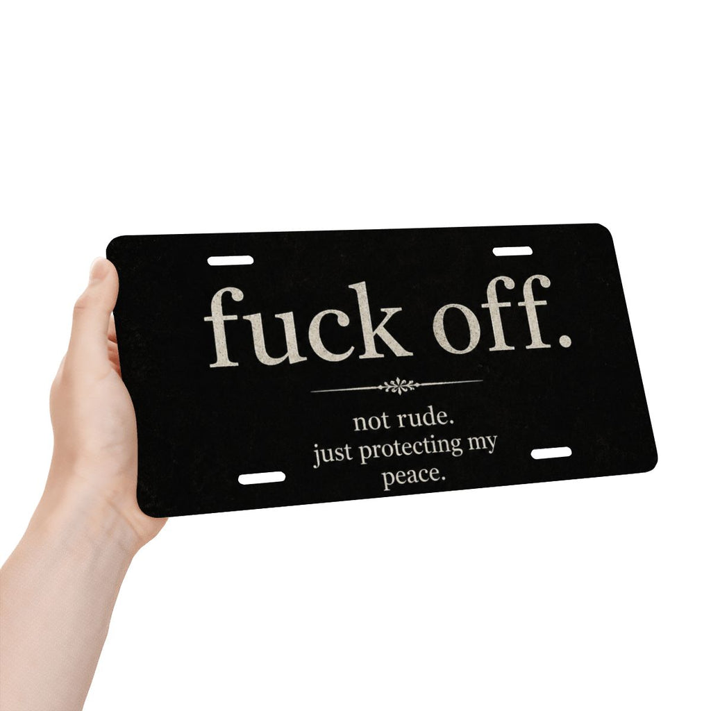 Aluminum License Plate
