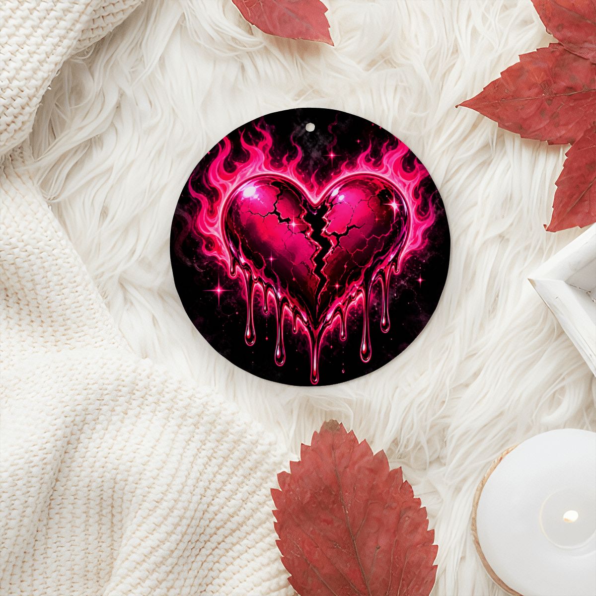 Round Car Air Freshener Card (1pc)