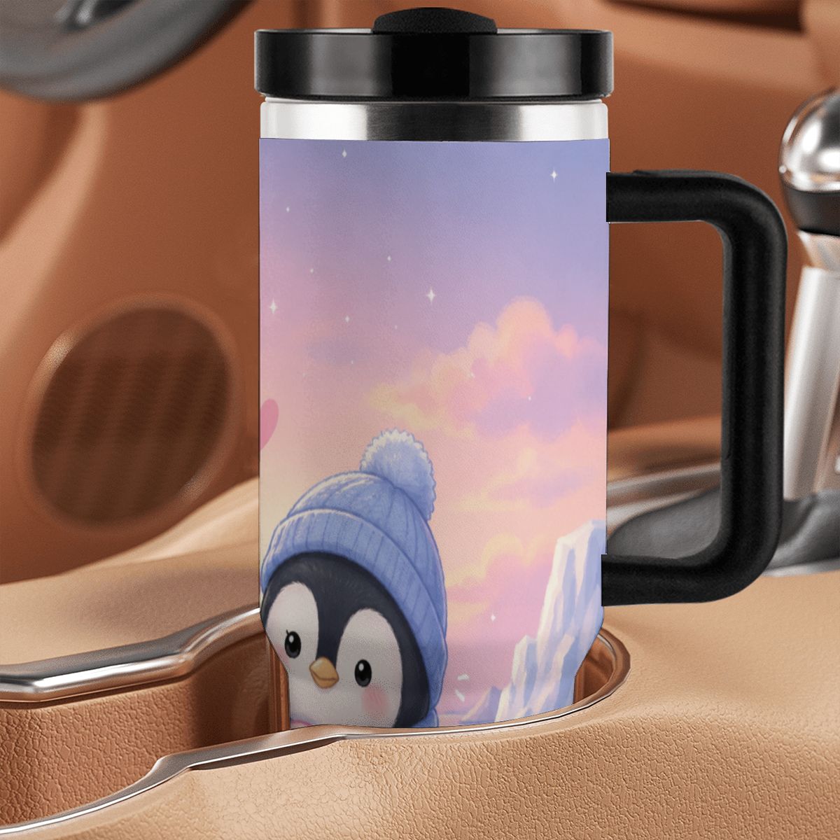 40oz Tumbler with Handle and Straw (Made in USA)
