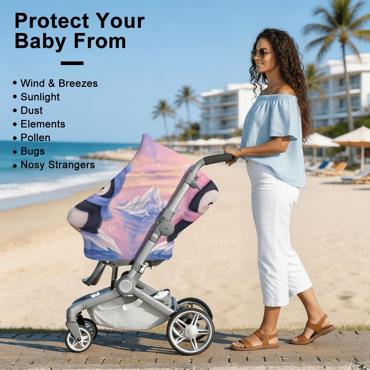 Multi-Use Baby Car Seat Cover