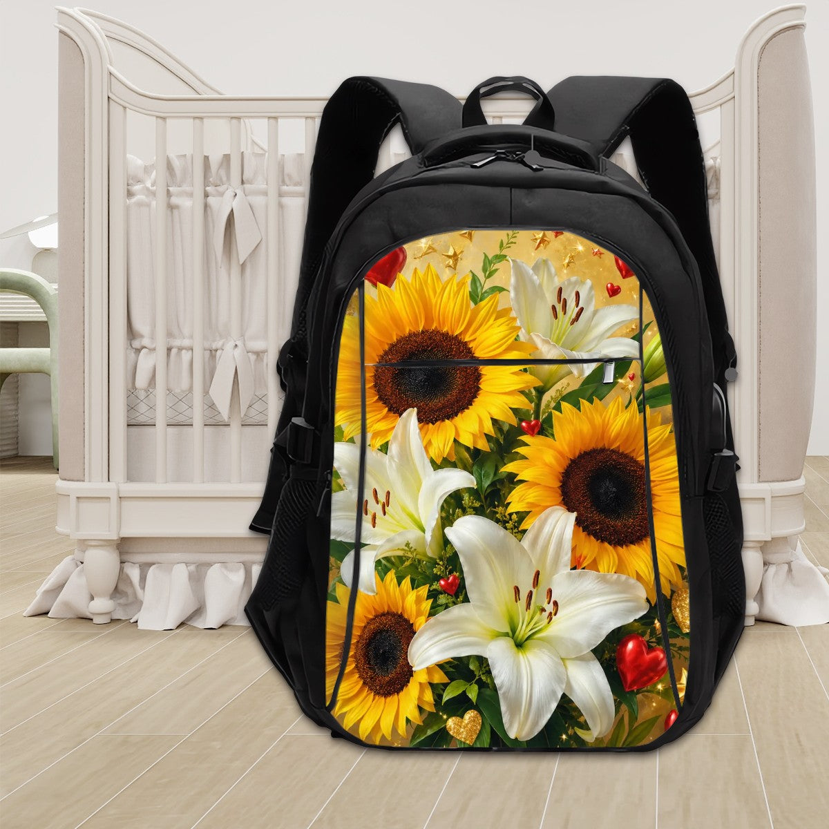 Large Capacity Oxford Travel Laptop Backpack with USB
