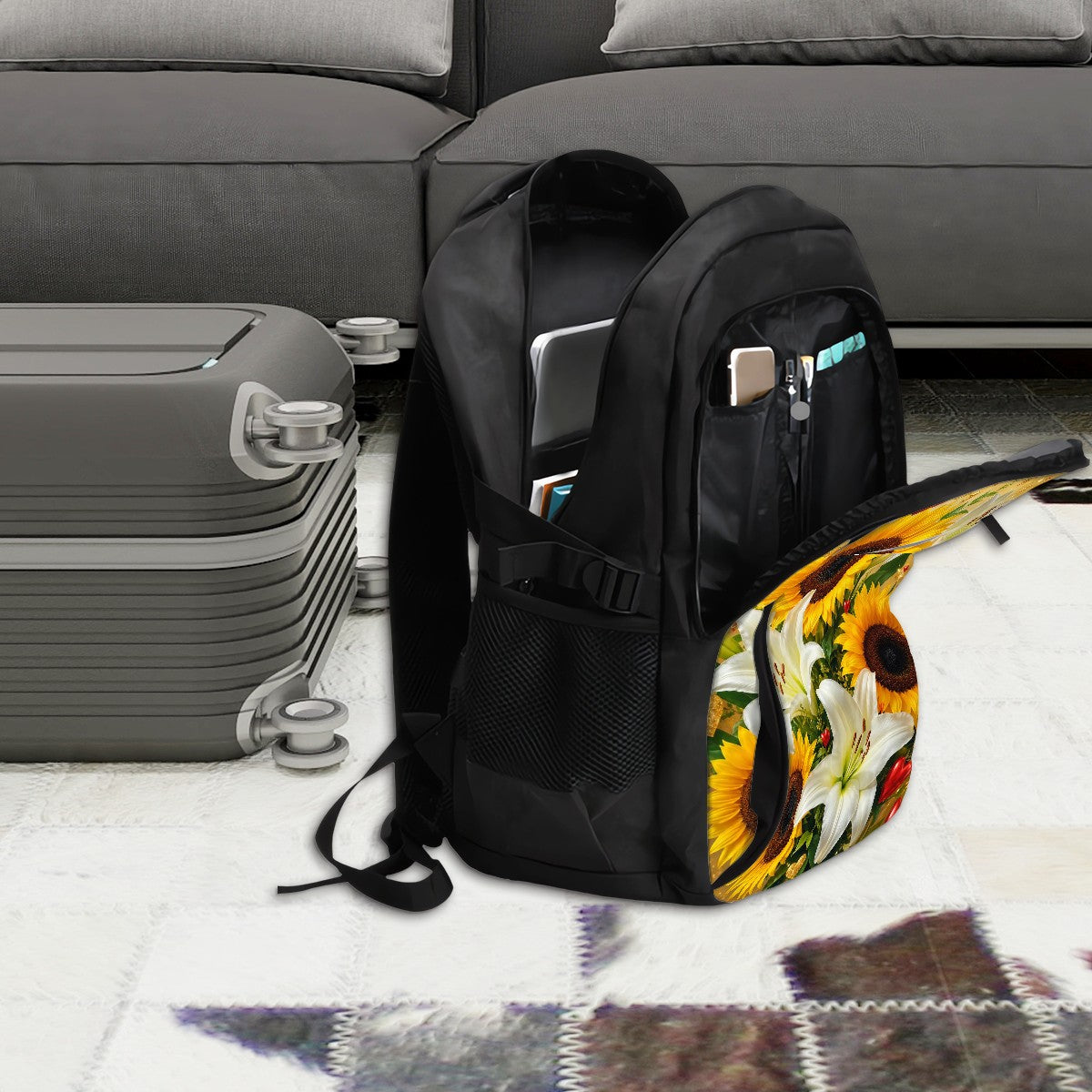 Large Capacity Oxford Travel Laptop Backpack with USB