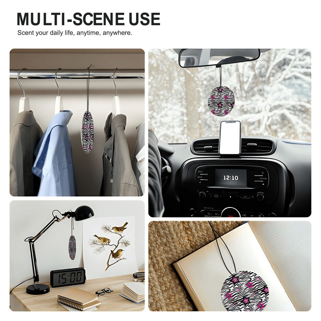 Round Car Air Freshener Card (1pc)