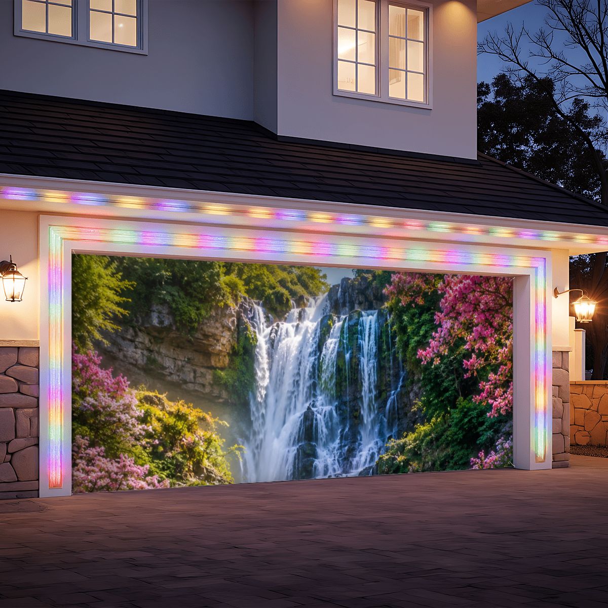 Garage Door Banner Backdrop