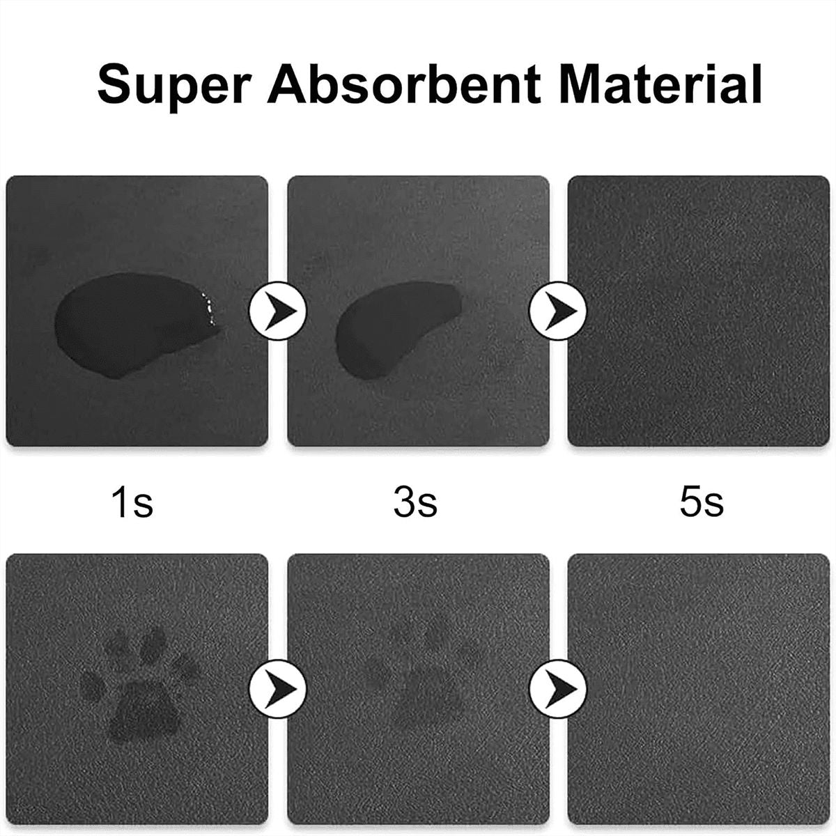 PU Leather Dog Food Mat