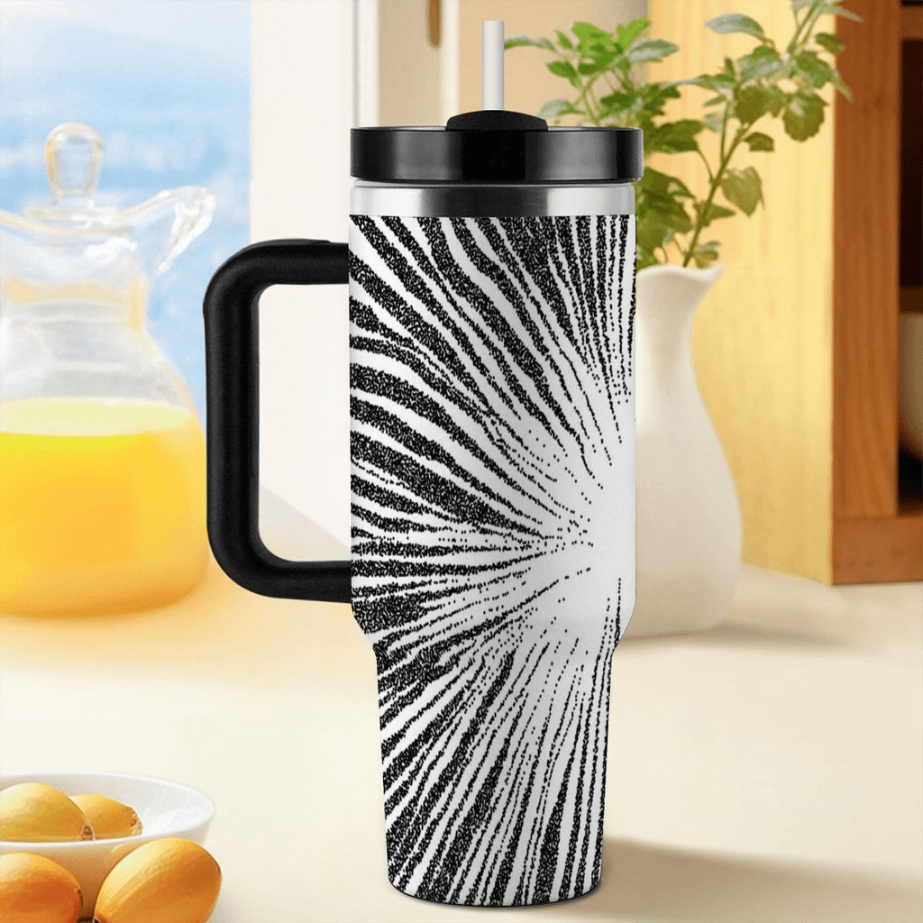 40oz Tumbler with Handle and Straw (Made in USA)