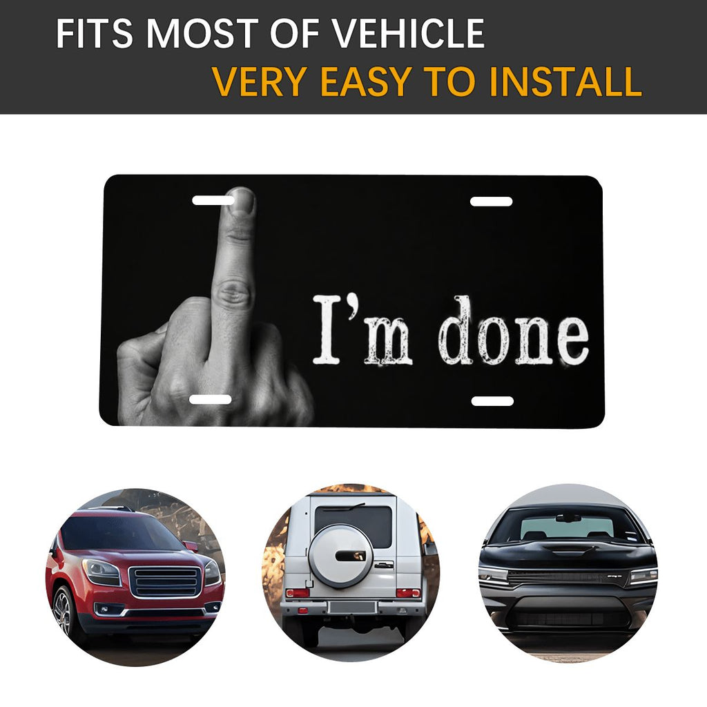 Aluminum License Plate