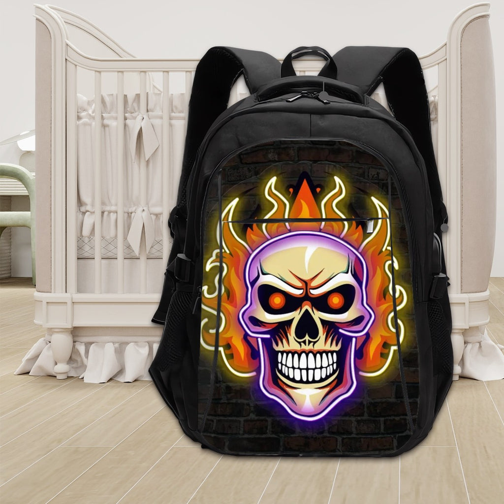 Large Capacity Oxford Travel Laptop Backpack with USB