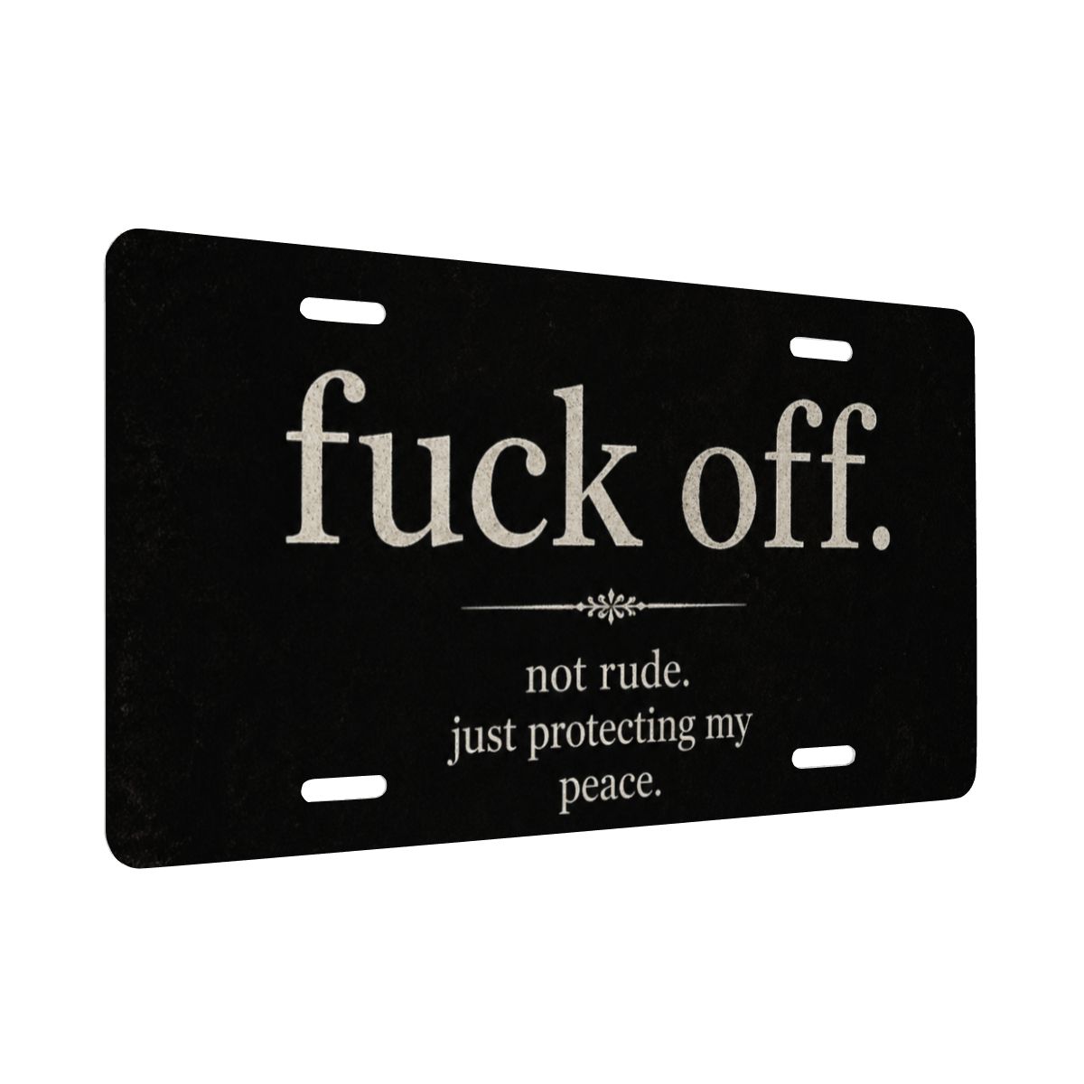 Aluminum License Plate