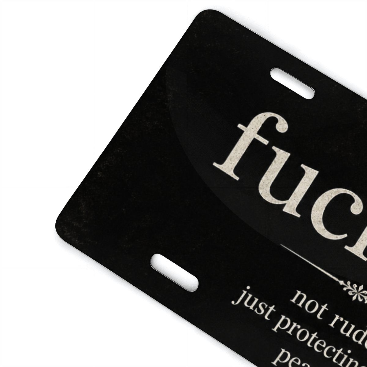 Aluminum License Plate