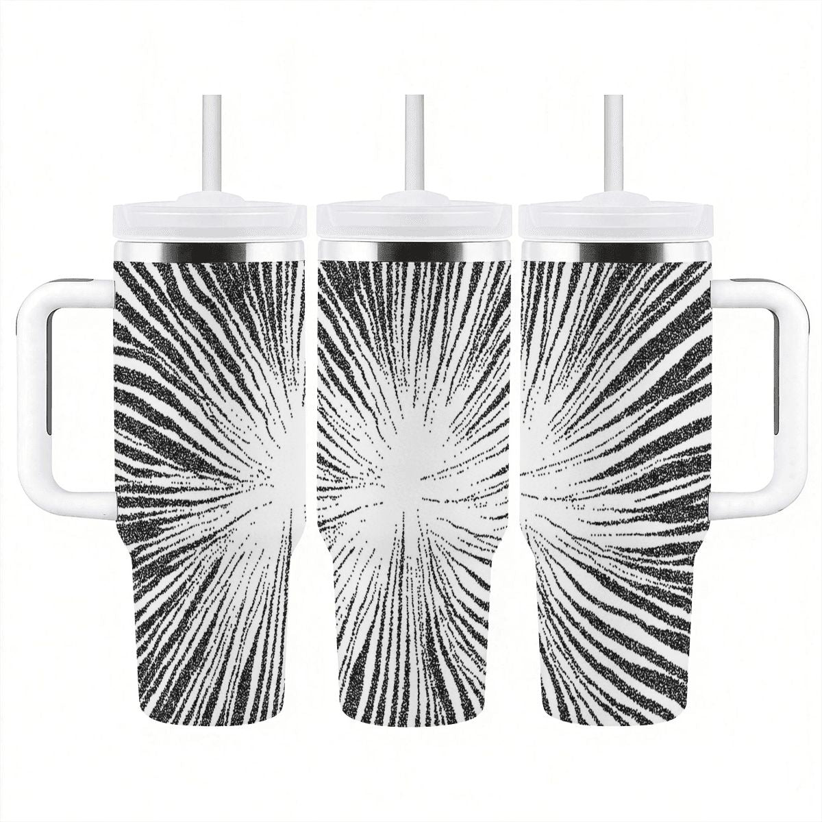 40oz Tumbler with Handle and Straw (Made in USA)