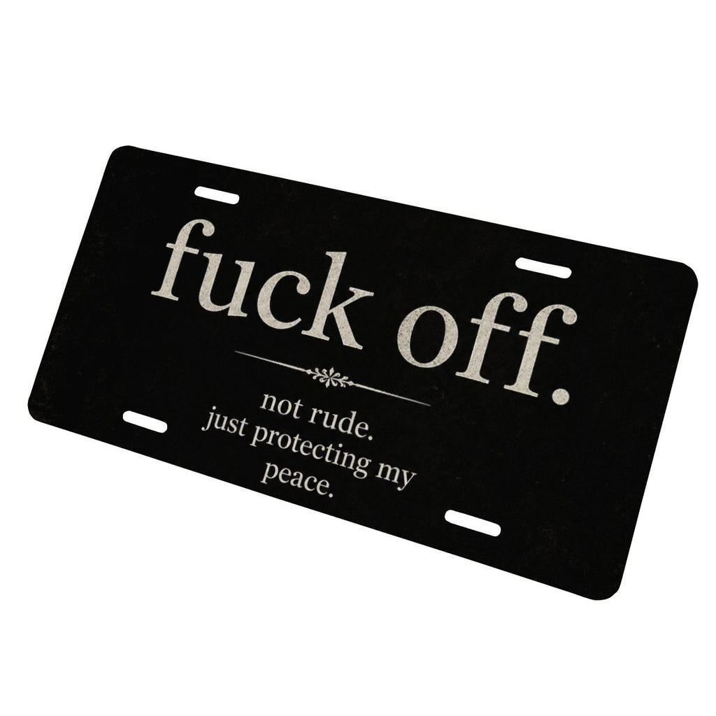 Aluminum License Plate