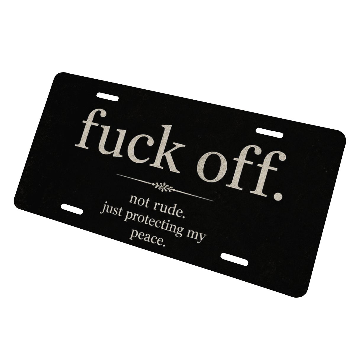 Aluminum License Plate