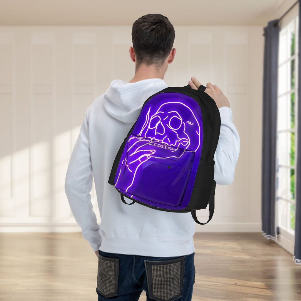 Large Capacity Oxford Backpack with Front Pocket