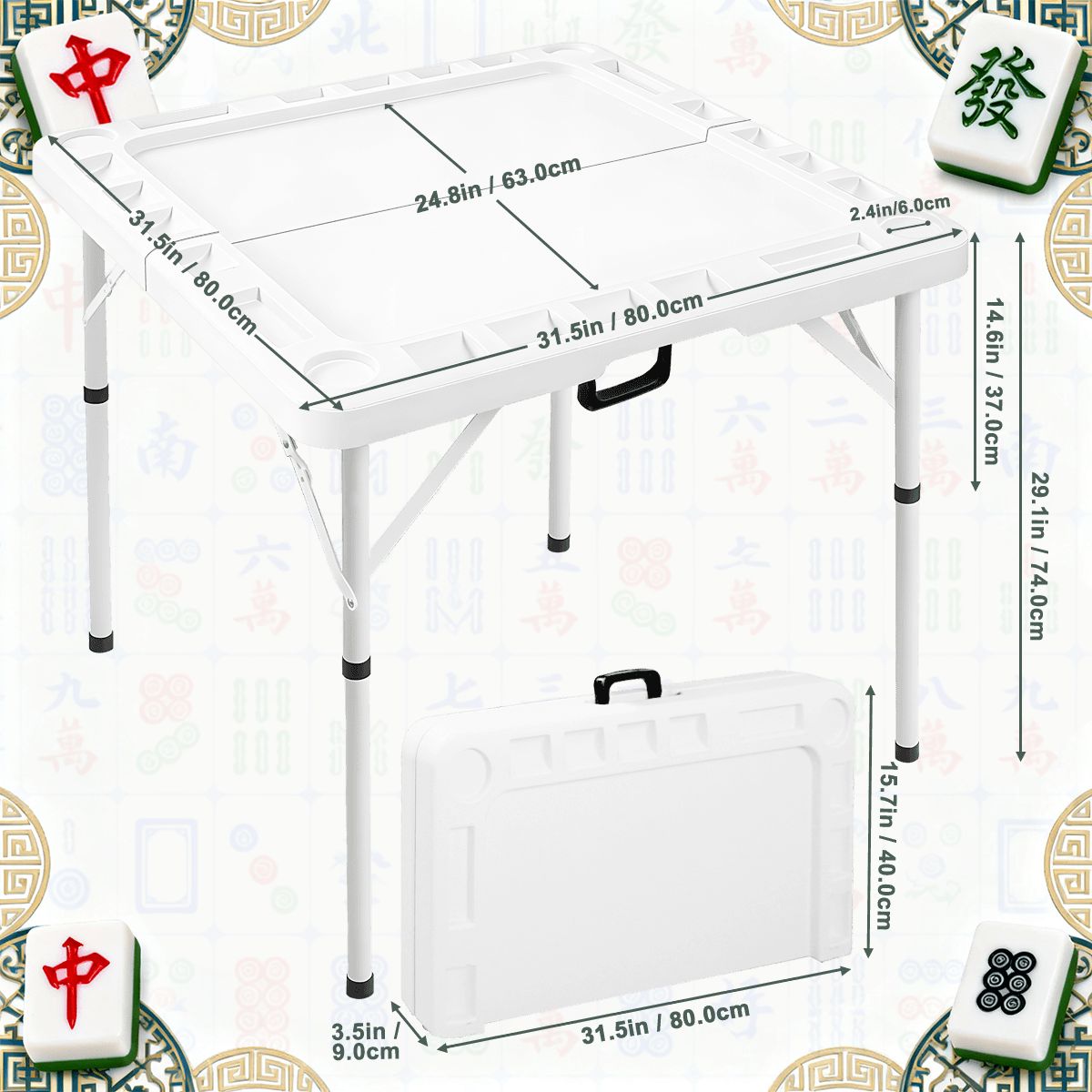 Foldable Mahjong Table