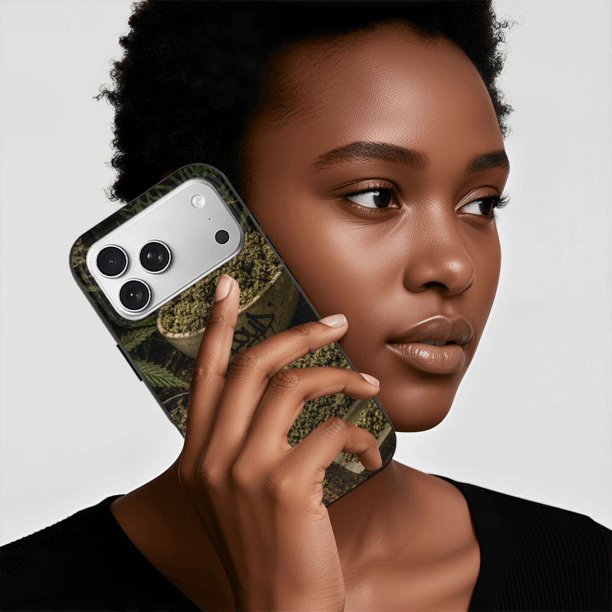 iPhone 17 Pro TPU Black Phone Case