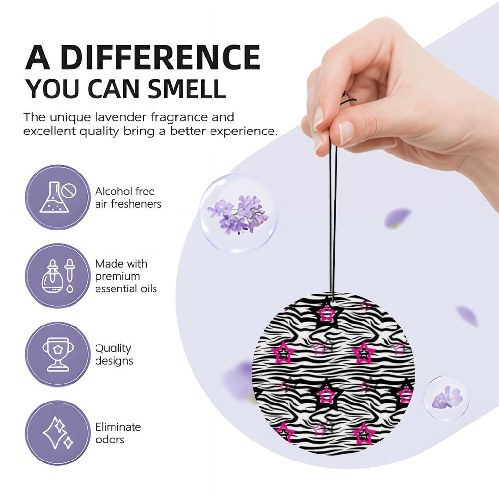 Round Car Air Freshener Card (1pc)
