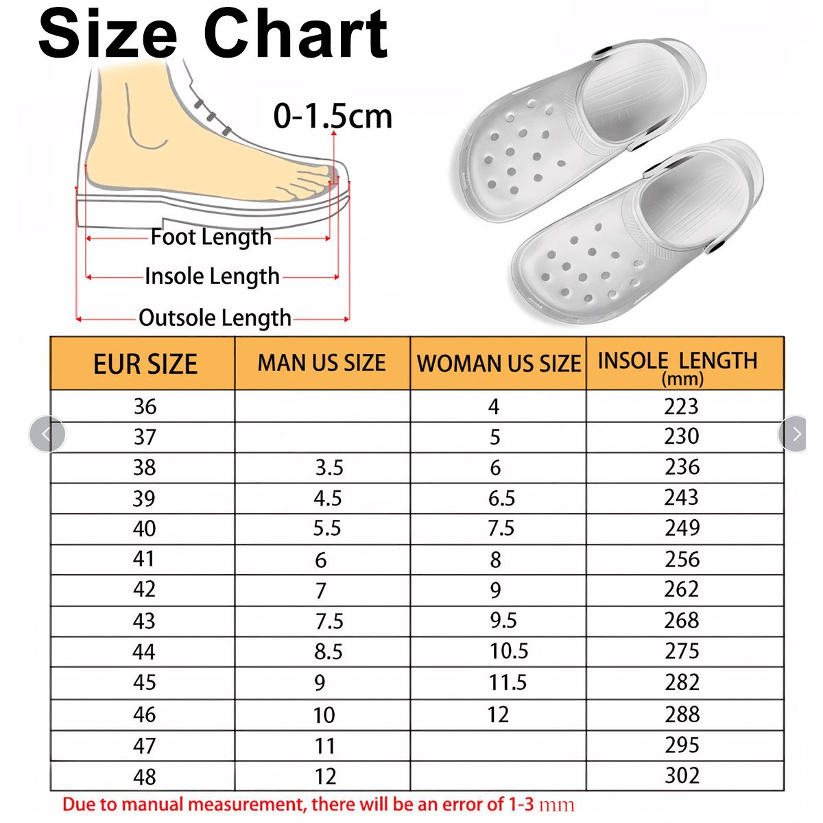 Men's Classic EVA Clogs (AOP)