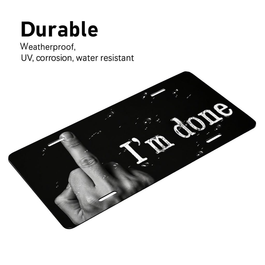Aluminum License Plate