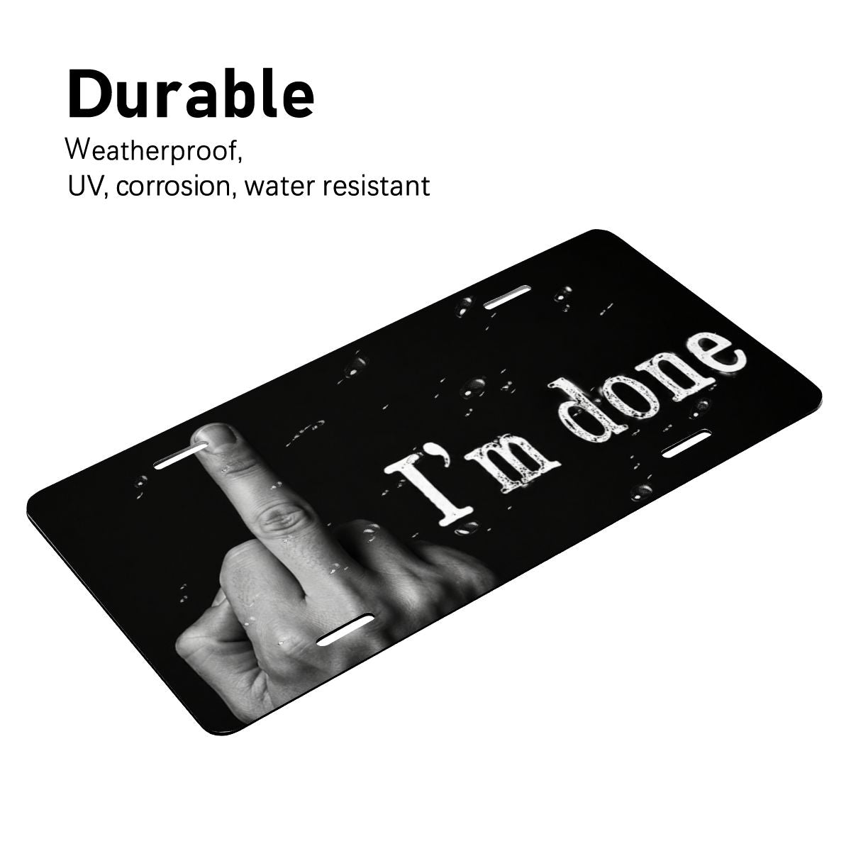Aluminum License Plate
