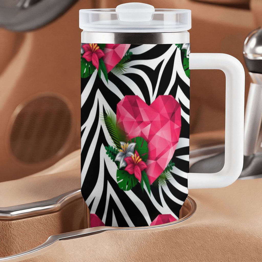 40oz Tumbler with Handle and Straw (Made in USA)