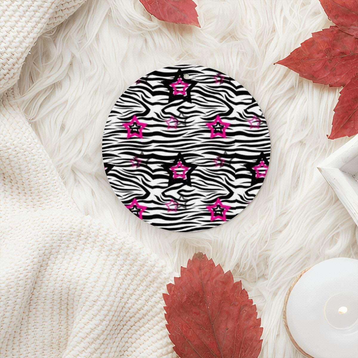 Round Car Air Freshener Card (1pc)
